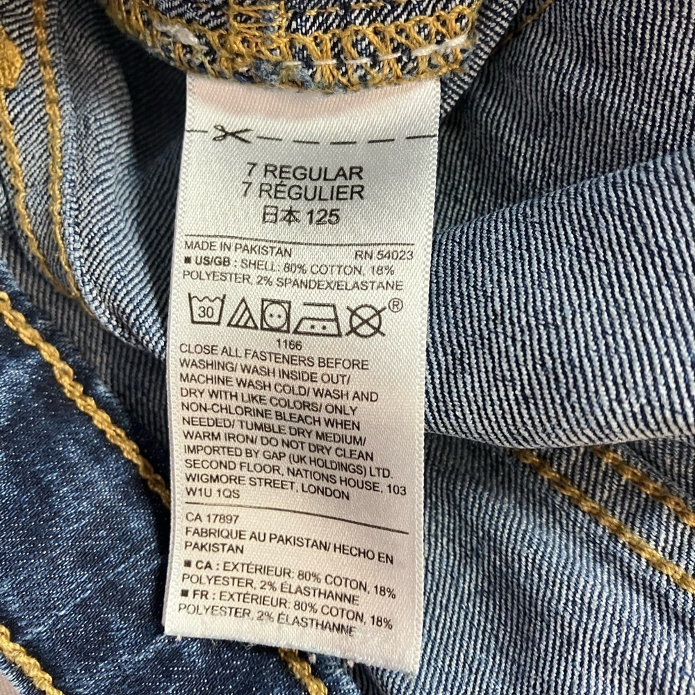 Classic Youth Blue Denim Jeans with Fading and Slim Fit - Picture 12 of 15